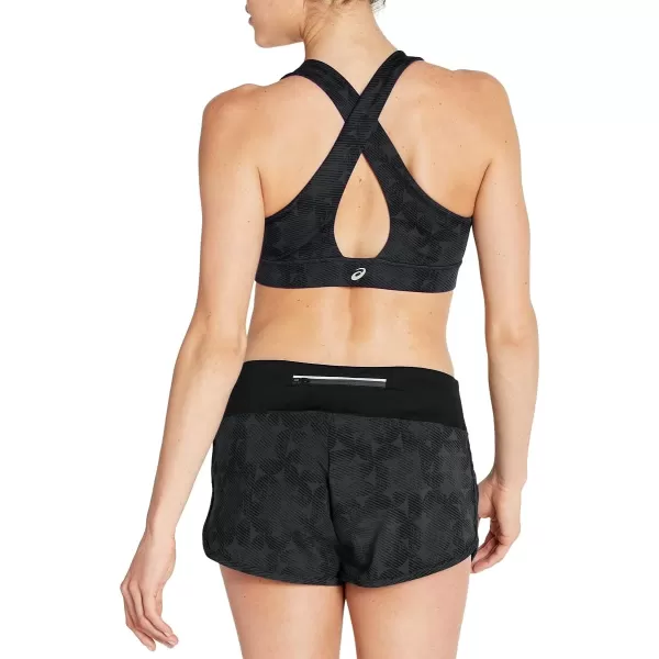 imageASICS Womens PR Lyte Bra Running ApparelGraphite GreyPerformance Black Linear