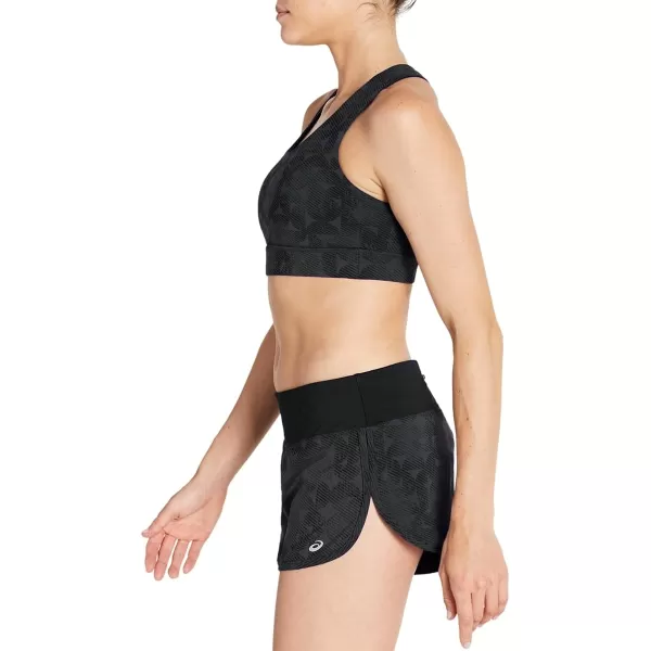 imageASICS Womens PR Lyte Bra Running ApparelGraphite GreyPerformance Black Linear