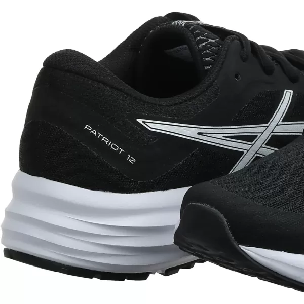 imageASICS Womens Patriot 12 Running ShoesBlackWhite