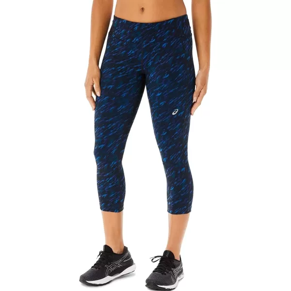 imageASICS Womens Performance Capri ApparelNight ShadeLake Drive Print