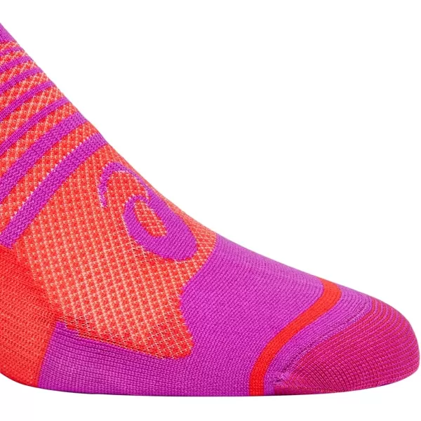 imageASICS Womens Quick LYTE Plus Socks 3 PKOrchidRed Alert