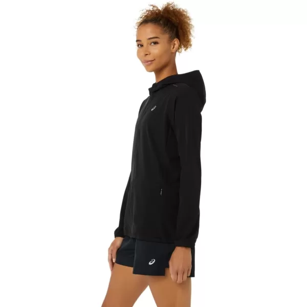 imageASICS Womens READYSET JACKET ApparelPerformance Black
