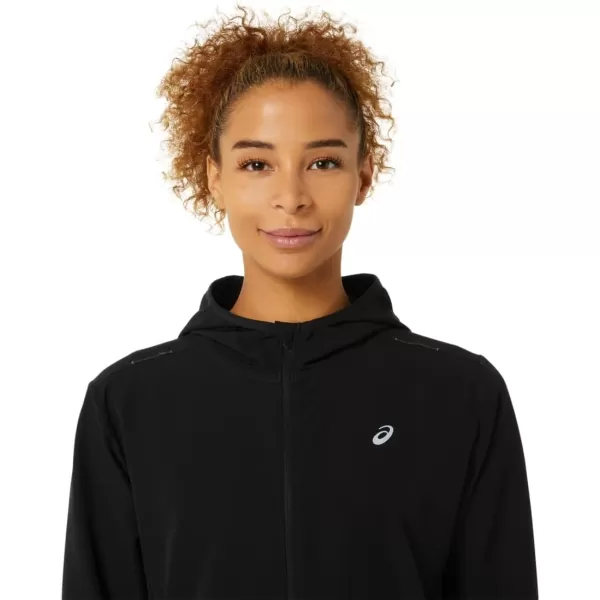 imageASICS Womens READYSET JACKET ApparelPerformance Black