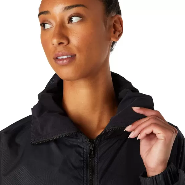 imageASICS Womens REVERSIBLE JACKET Running ApparelPerformance Black