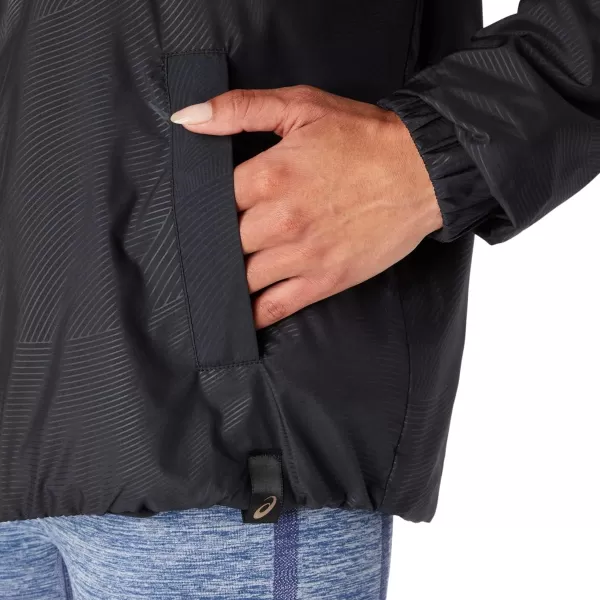 imageASICS Womens REVERSIBLE JACKET Running ApparelPerformance Black