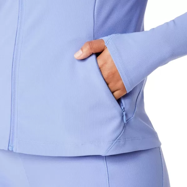 imageASICS Womens RIB JACKET TRAINING ApparelViolet Storm