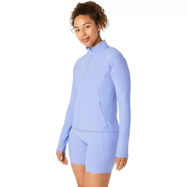imageASICS Womens RIB JACKET TRAINING ApparelViolet Storm