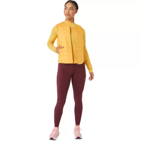 imageASICS Womens RUNKOYO PADDED VEST Running ApparelTiger Yellow