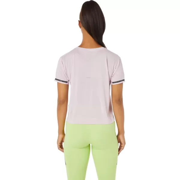 imageASICS Womens Race Crop TOP Running ApparelBarely Rose