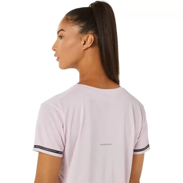 imageASICS Womens Race Crop TOP Running ApparelBarely Rose