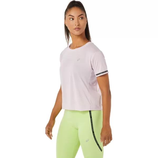 imageASICS Womens Race Crop TOP Running ApparelBarely Rose