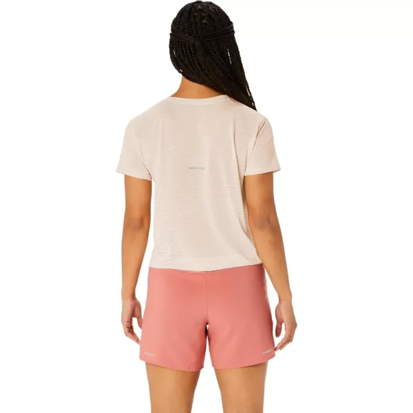 imageASICS Womens Race Crop TOP Running ApparelRose DustPale Apricot
