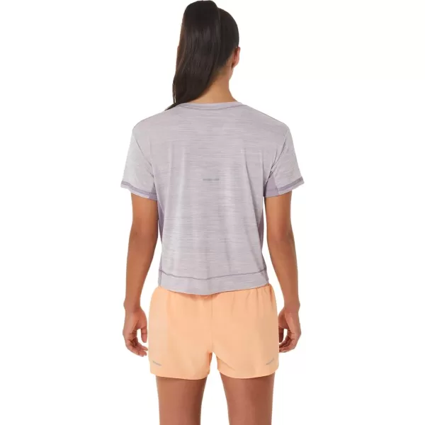 imageASICS Womens Race Crop TOP Running ApparelViolet QuartzDusk Violet