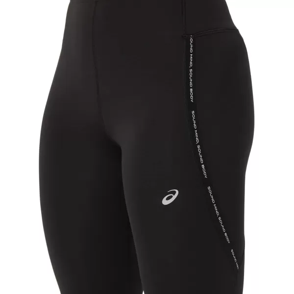 imageASICS Womens Race HIGH Waist Tight Running ApparelPerformance Black