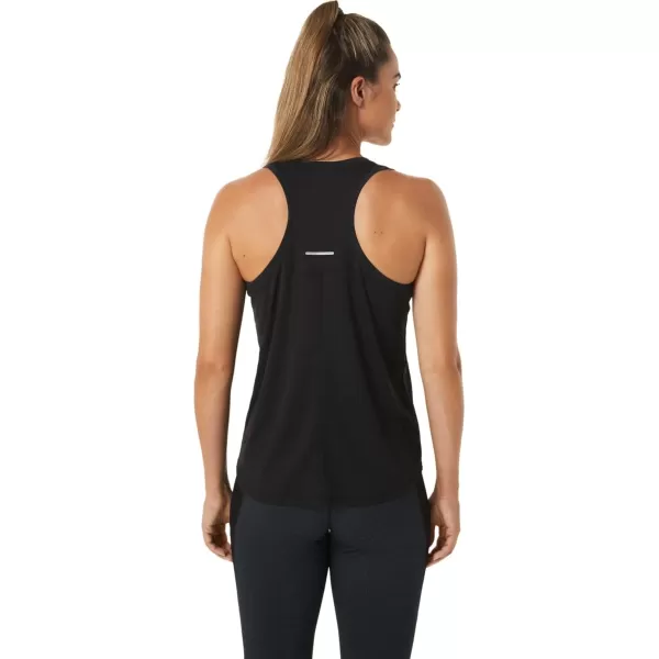 imageASICS Womens Race Tank ApparelPerformance BlackCharcoal Grey