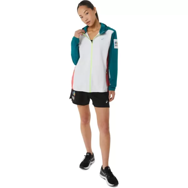 imageASICS Womens ReadySet Jacket Color Block WCH ApparelMulti