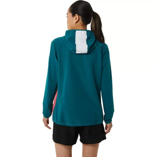 imageASICS Womens ReadySet Jacket Color Block WCH ApparelMulti