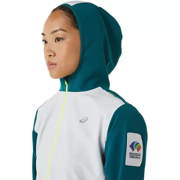 imageASICS Womens ReadySet Jacket Color Block WCH ApparelMulti