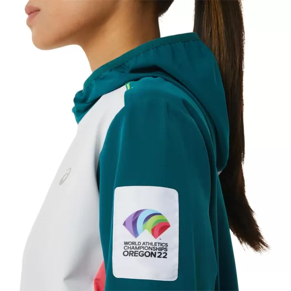 imageASICS Womens ReadySet Jacket Color Block WCH ApparelMulti