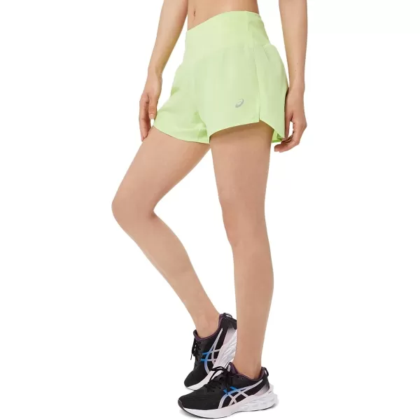 imageASICS Womens Road 35 Short Running ApparelLime Green
