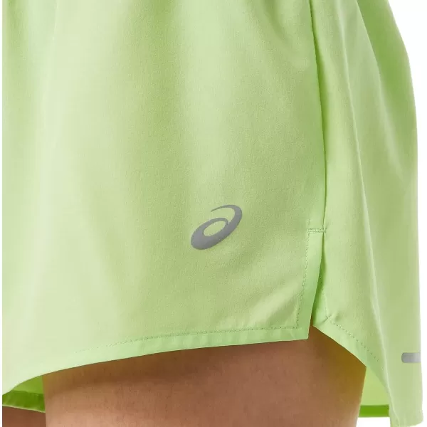 imageASICS Womens Road 35 Short Running ApparelLime Green