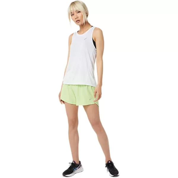 imageASICS Womens Road 35 Short Running ApparelLime Green