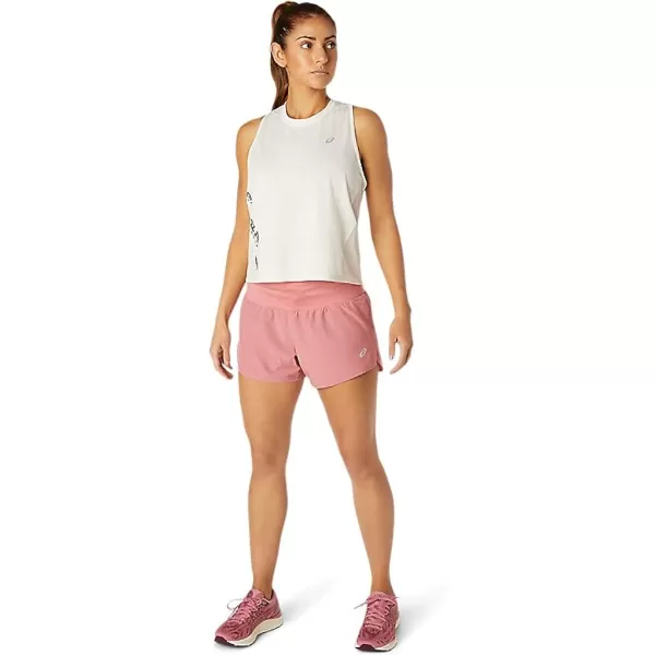 imageASICS Womens Road 35 Short Running ApparelSmokey Rose