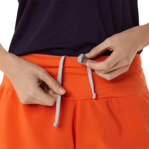 imageASICS Womens Road 35IN Short ApparelNova Orange