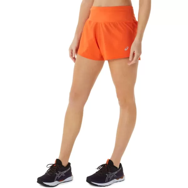 imageASICS Womens Road 35IN Short ApparelNova Orange