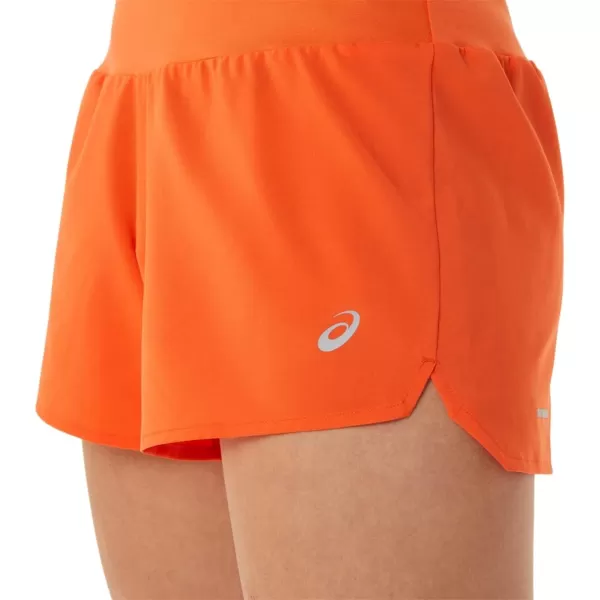 imageASICS Womens Road 35IN Short ApparelNova Orange