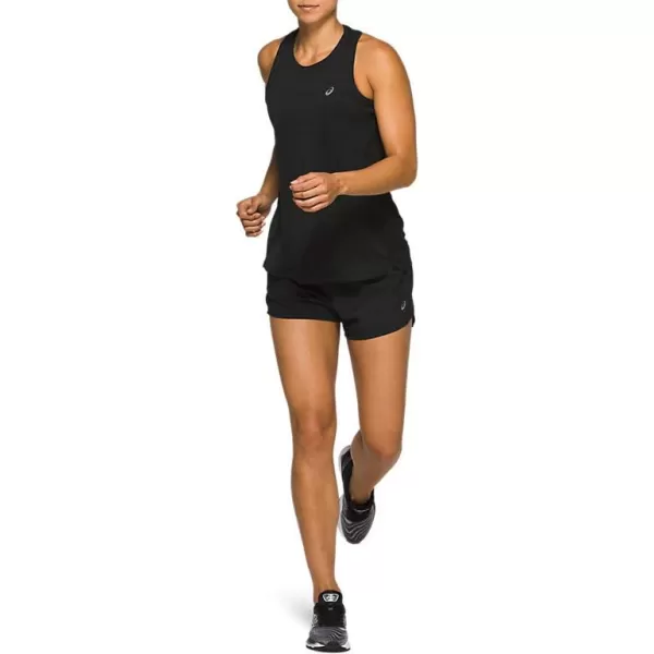 imageASICS Womens Road 35IN Short Running ApparelPerformance Black