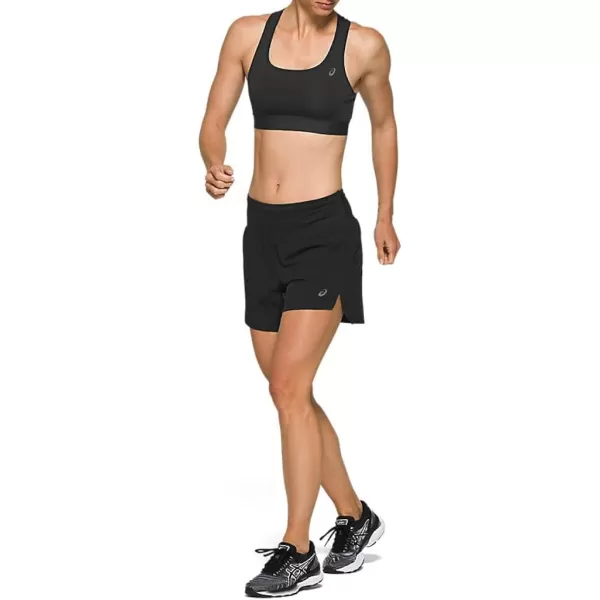 imageASICS Womens Road 55 Short Running ApparelPerformance Black