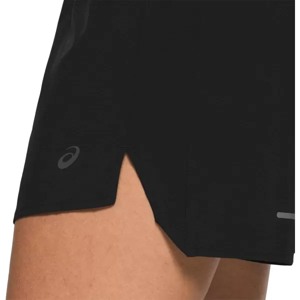 imageASICS Womens Road 55 Short Running ApparelPerformance Black