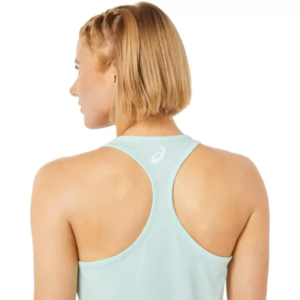 imageASICS Womens Run Around The Sun Racerback ApparelFresh Ice Heather