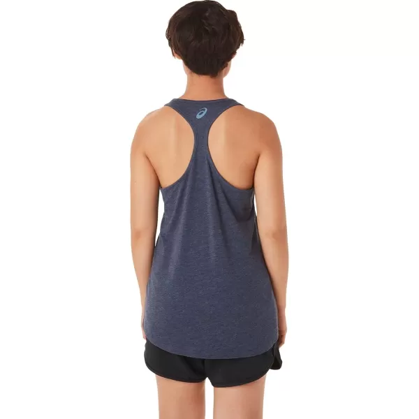 imageASICS Womens Run Around The Sun Racerback ApparelPeacoat Heather