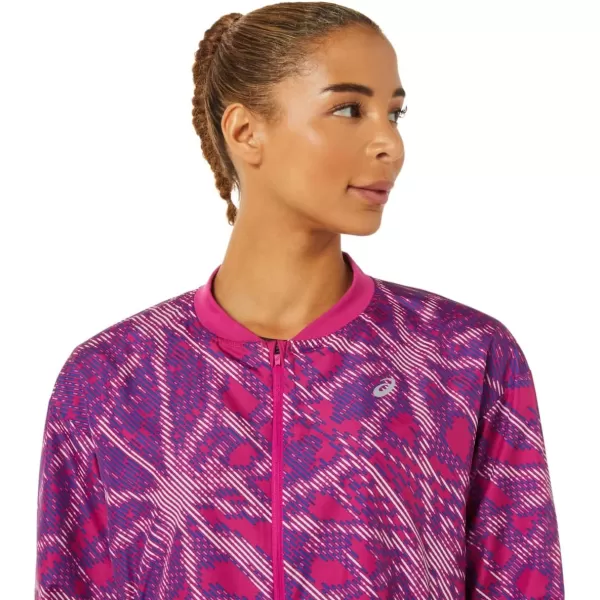 imageASICS Womens SAKURA AOP JACKET Running ApparelYo Zakura Aop