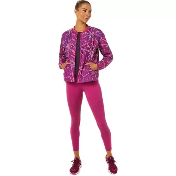 imageASICS Womens SAKURA AOP JACKET Running ApparelYo Zakura Aop