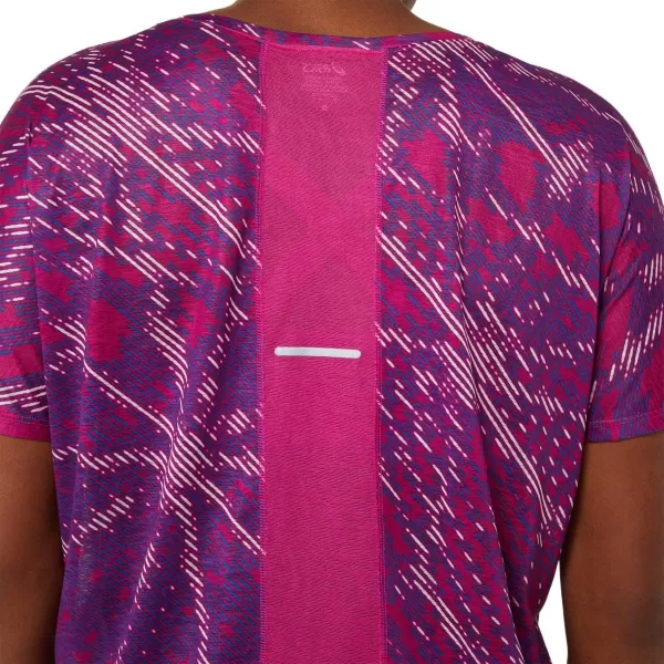 imageASICS Womens Sakura AOP Short Sleeve TOP Running ApparelYo Zakura Aop