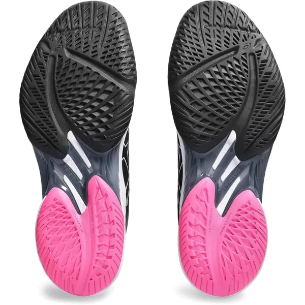 imageASICS Womens Sky Elite FlyteFoam Mid Top 2 Volleyball ShoeBlackWhite