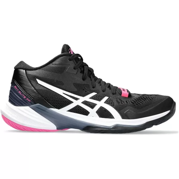 imageASICS Womens Sky Elite FlyteFoam Mid Top 2 Volleyball ShoeBlackWhite