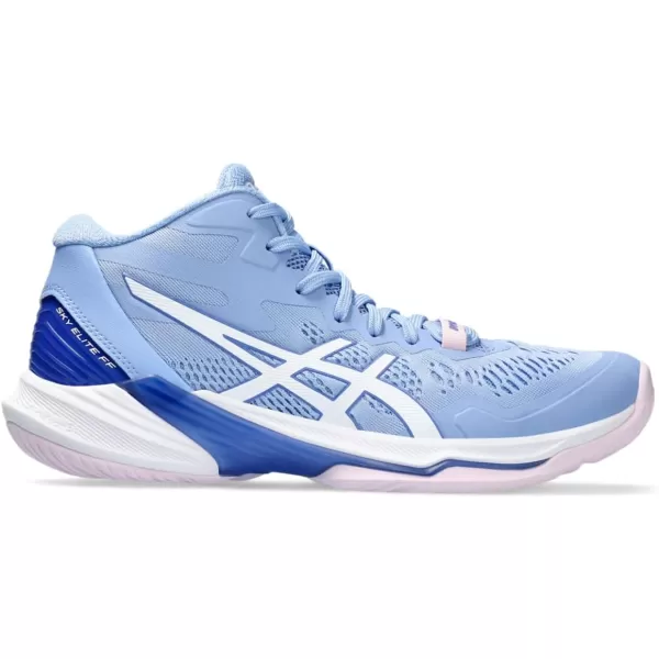 imageASICS Womens Sky Elite FlyteFoam Mid Top 2 Volleyball ShoeLight SapphireWhite