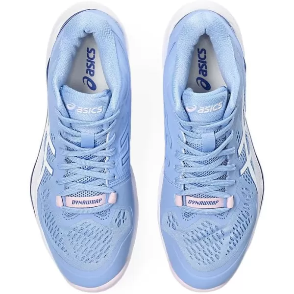 imageASICS Womens Sky Elite FlyteFoam Mid Top 2 Volleyball ShoeLight SapphireWhite