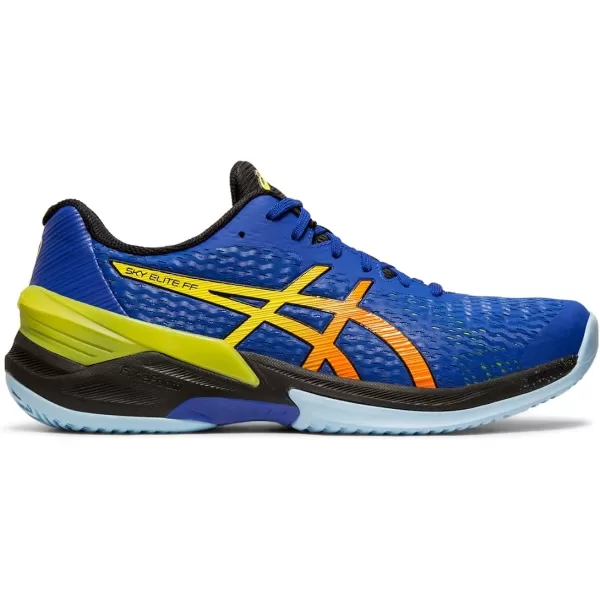 imageASICS Womens Sky Elite FlyteFoam Volleyball ShoesAsics BlueSour Yuzu