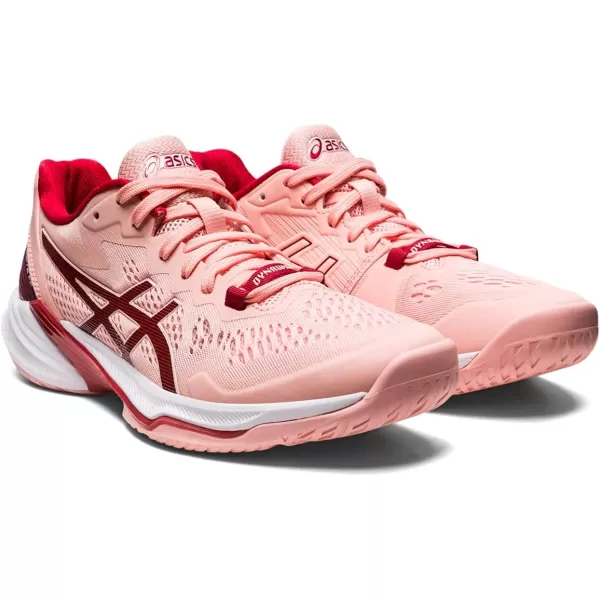 imageASICS Womens Sky Elite FlyteFoam Volleyball ShoesFrosted RoseCranberry