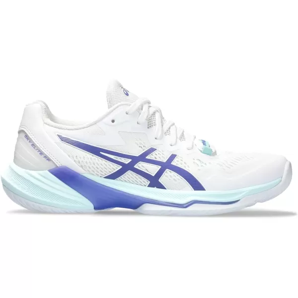 imageASICS Womens Sky Elite FlyteFoam Volleyball ShoesWhiteBlue Violet