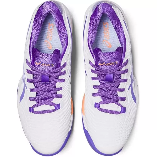 imageASICS Womens Solution Speed FlyteFoam 2 Clay Tennis ShoesWhiteAmethyst