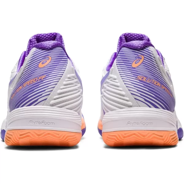 imageASICS Womens Solution Speed FlyteFoam 2 Clay Tennis ShoesWhiteAmethyst