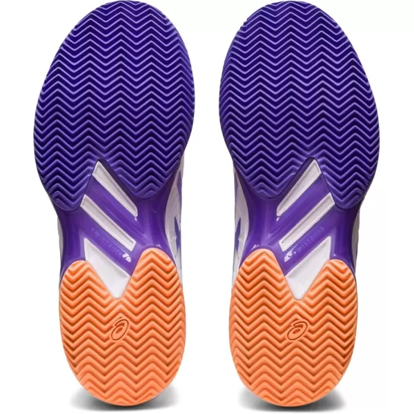 imageASICS Womens Solution Speed FlyteFoam 2 Clay Tennis ShoesWhiteAmethyst