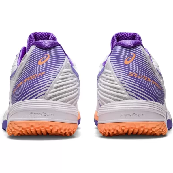 imageASICS Womens Solution Speed FlyteFoam 2 OC Tennis ShoesWhiteAmethyst