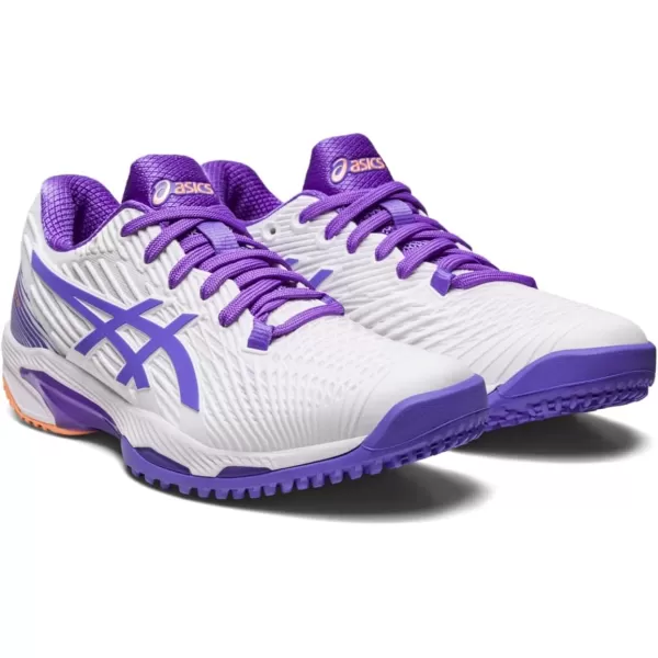 imageASICS Womens Solution Speed FlyteFoam 2 OC Tennis ShoesWhiteAmethyst